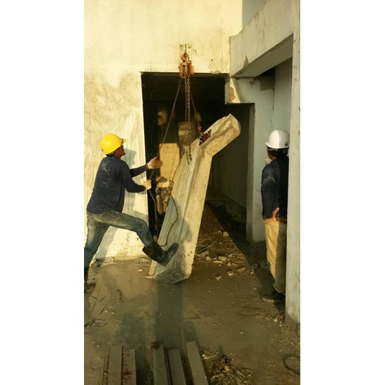 Dismantling stairs, cutting concrete stairs Dismantling stairs  cutting concrete stairs 