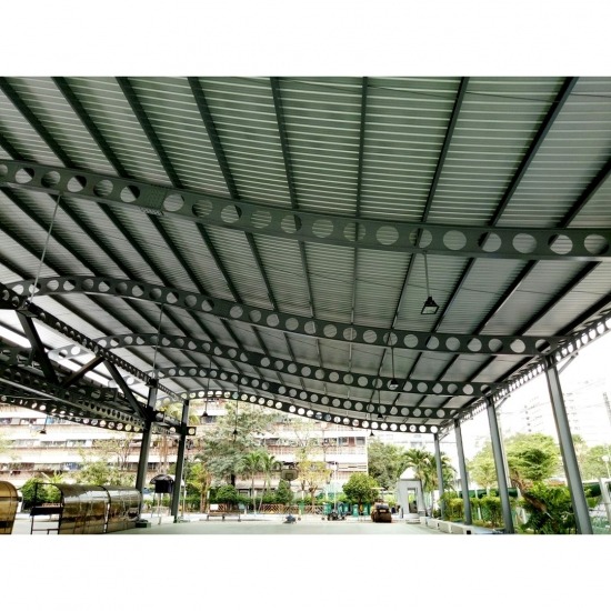 Structural steel outdoor roof cellular beam Structural steel outdoor roof cellular beam 