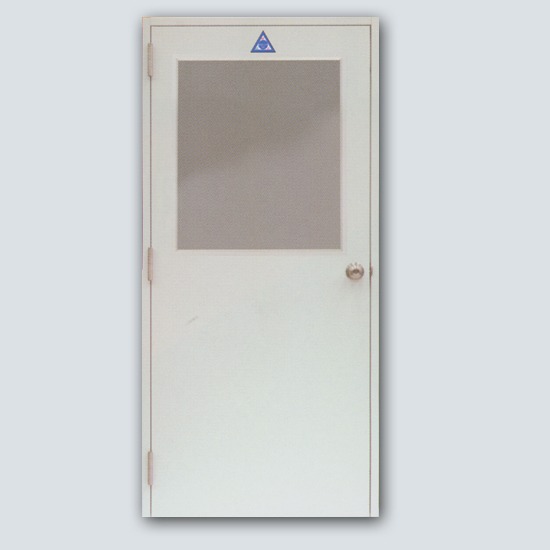 ประตูเหล็กเจาะช่องกระจกครึ่งบาน  (Steel door with half glass) ประตูเหล็กบานภายใน   ประตูเหล็กภายนอก   ประตูเหล็กเจาะช่องกระจกเล็ก   ประตูเหล็กเจาะช่องกระจกครึ่งบาน   ประตูเหล็กเจาะช่องเกร็ดเล็ก   ประตูเหล็กเจาะช่องเกร็ดเต็มบาน   ประตูเหล็กกันไฟ   ประตูเหล็กกันไฟเจาะช่องกระจก   ประตูเหล็กกันเสียง   อุปกรณ์ประตู 