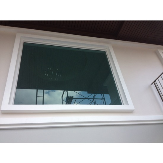 หน้าต่างกระจก กระจกอลูมิเนียม 