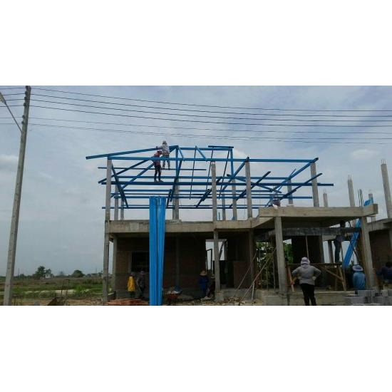 โครงหลังคา บริษัทรับเหมาก่อสร้าง  รับก่อสร้างบ้าน  สร้างบ้านราคาถูก  สร้างอาคารราคาถูก  สร้างตึกราคาถูก 