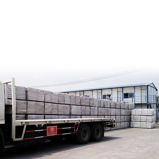 การขนส่งผนังคอนกรีตโฟมสำเร็จรูป ผนังเบาสำเร็จรูป 