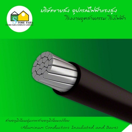 สายอลูมิเนียมหุ้มและสายอลูมิเนียมเปลือย (Aluminum Conductors Insulated and Bare) สายอลูมิเนียม  สายอลูมิเนียมหุ้ม  ยมหุ้มและสายอลูมิเนียมเปลือย 