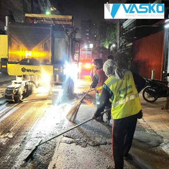 ผู้รับเหมางานถนน VASKO และผู้ผลิตจำหน่ายยางมะตอย - รับงานซ่อมถนนแอสฟัลท์คอนกรีต ถนนทรุด