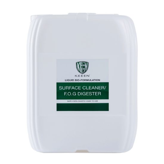 น้ำยาทำความสะอาดชีวบำบัดแบบอเนกประสงค์ ( KEEEN Surface Cleaner F.O.G. Digester) - ขายส่งสารป้องกันและกำจัดแมลง อุปกรณ์กำจัดแมลง
