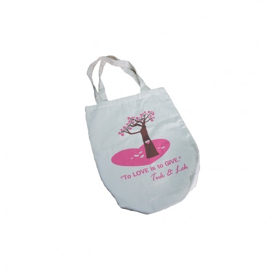 Made to order calico bag and polo. Made to order calico bag and polo. 