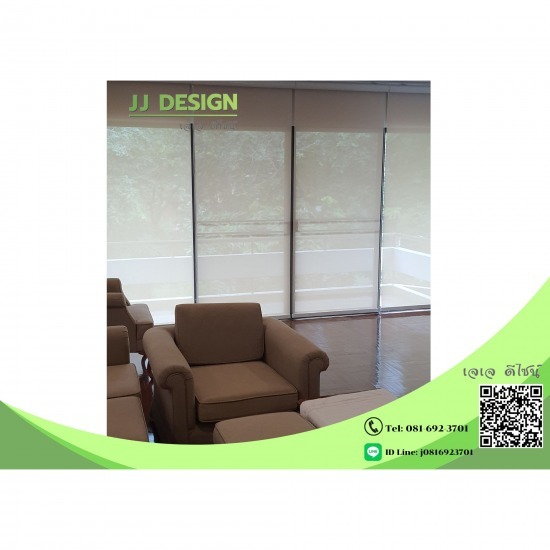 ม่านปรับแสง ศรีราชา - ร้าน เจ.เจ. ดีไซน์ - ม่านปรับแสง ศรีราชา  ม่านปรับแสง  ฉากกั้นห้อง  ฉากกั้นแอร์ 