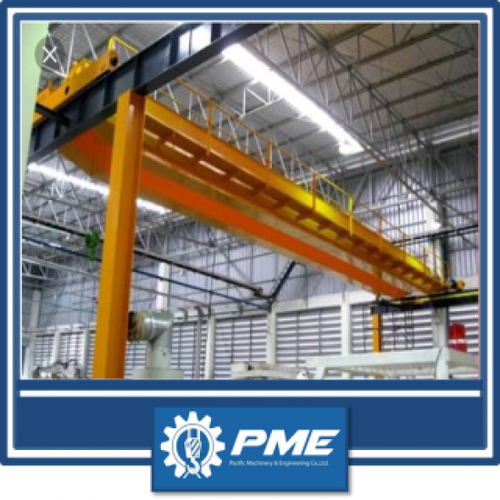 ติดตั้งเครนเเขนหมุน เครนเสาเดียว