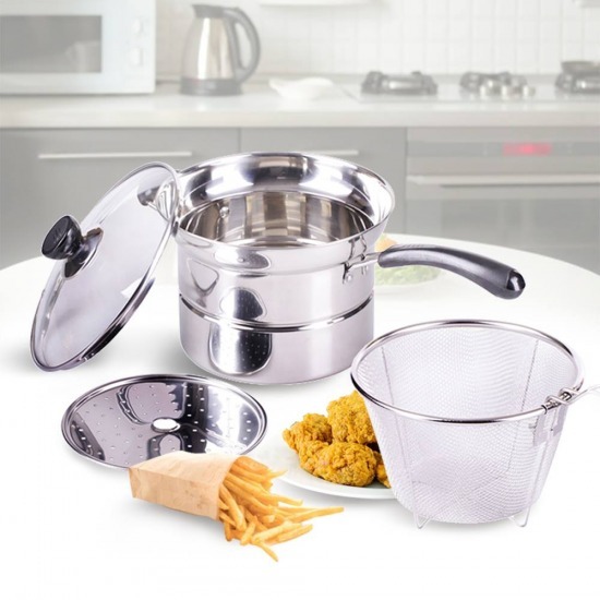 ชุดหม้อทอด-นึ่ง ราคาส่ง ชุดหม้อทอด-นึ่ง ราคาส่ง 