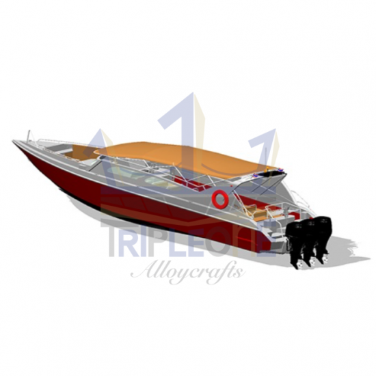 Bullet Boat Aluminium Boat  Boat  Bullet  Speedboat  Bullet boat  Passenger Boat 