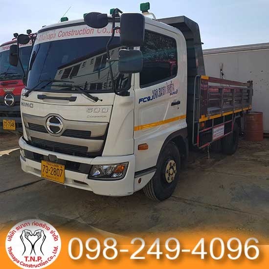 รถบรรทุกให้เช่าสมุทรปราการ ธนาภา ก่อสร้าง - หกล้อดั้ม ขนาด 3 คิว 