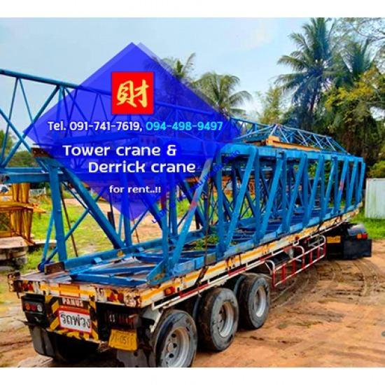 ติดตั้ง รื้อถอน และเคลื่อนย้าย ทาวเวอร์เครน - บริษัท ใช้ เดอะ เครน แมชชีน จำกัด - ติดตั้ง รื้อถอน และเคลื่อนย้าย ทาวเวอร์เครน  สำหรับงานติดตั้งและรื้อถอนทาวเวอร์เครน  งานติดตั้งกระจกอลูมิเนียม  ติดตั้งป้ายอาคารขนาดใหญ่  ให้เช่าเดอริคเครน 18 ตัน 35 เมตร  เดอริคเครนหมุนได้ 270° และหมุนได้ 360°  ติดตั้งทาวเวอร์เครนบูมกระดกได้ทั้งในอาคาร  ติดตั้งทาวเวอร์เครนบูมกระดกด้านนอกอาคาร  หมุนเครนได้รอบตัวสำหรับไซต์งานก่อสร้าง  ทาวเวอร์เครนบูมกระดกมีขนาดแขนเครนกระดกยาว 30 เมตรถึง 40 เมตร 