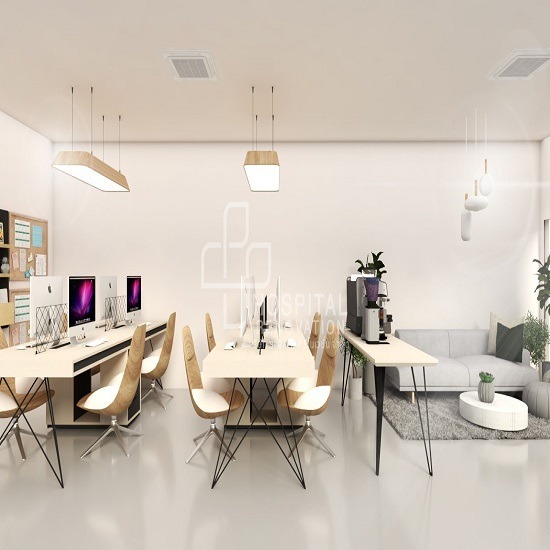 ออกแบบพื้นที่ทำงานภายในโรงพยาบาล