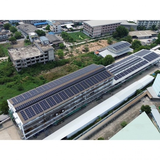 Company installing solar cells 600 KW Company installing solar cells 600 KW 