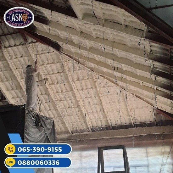 ฉีดฉนวนกันความร้อนพียูโฟม PU foam ฉีดฉนวนกันความร้อนพียูโฟม PU foam  รับ พ่น pu foam ตารางเมตรละ  ฉีดโฟมกันความร้อน ราคาเท่าไหร่  เครื่องพ่นโฟม pu  ฉีดโฟมหลังคา กันรั่ว  โฟมฉีดหลังคากันร้อน  ฉีดโฟม pu ราคา  รับพ่นโฟมกันความร้อน 