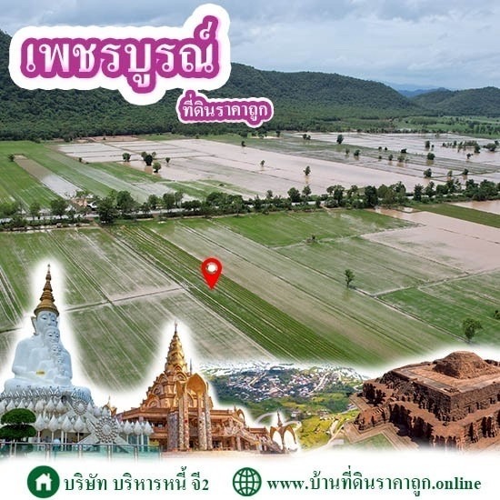 ขายที่ดินในจังหวัดเพชรบูรณ์ ราคาถูก