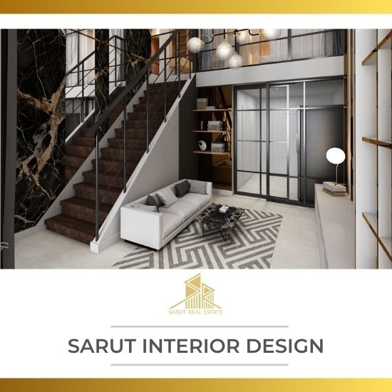 รับบิ้วอินคอนโดเพดานสูงสองชั้น