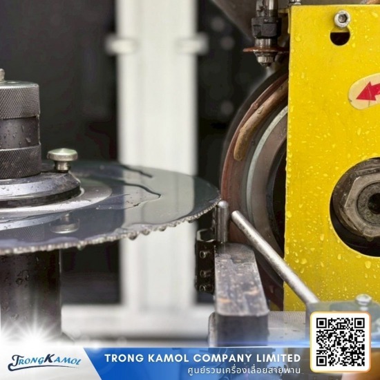 งานบริการลับคมใบเลื่อยวงเดือน HSS / Cold Saw / Alu Cut - ขายใบเลื่อยสายพาน ใบเลื่อยวงเดือน ดอกเจาะ-ตรงกมล