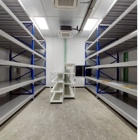 Medium Rack ปูไม้อัด แผ่นเหล็ก - ศูนย์รวมชั้นวางสินค้าอุตสาหกรรม - ดับบลิวพี อินเตอร์ (1974)