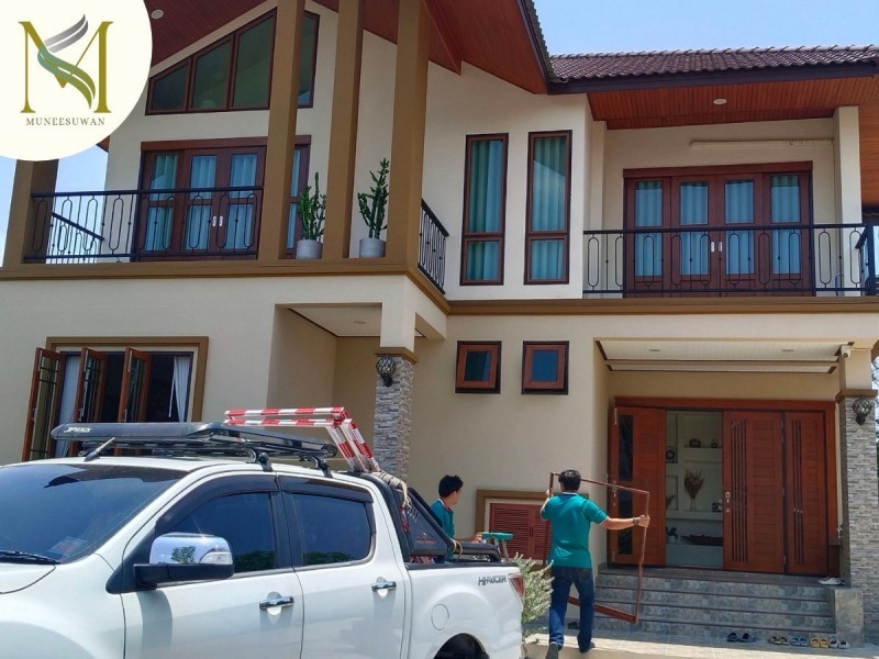 ติดตั้งมุ้งจีบบ้าน