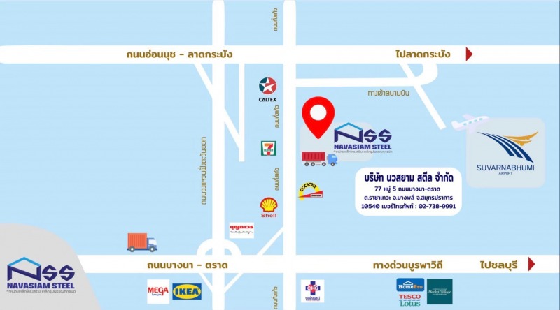 Photo map - ขายส่งเหล็ก นวสยามสตีล