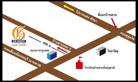 Picture Map - The Resort - Resort Chonburi