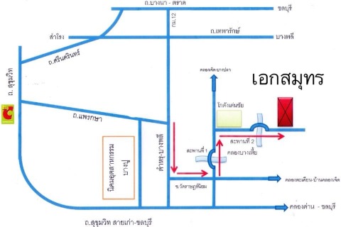 แผนที่รูปภาพ - พ่นสี พ่นทราย เอกสมุทร