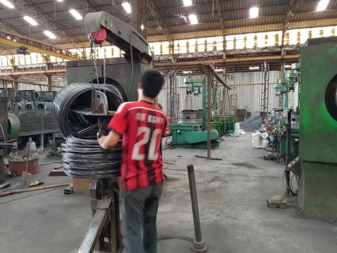 โรงงานผลิตลวดเหล็ก สมุทรสาคร