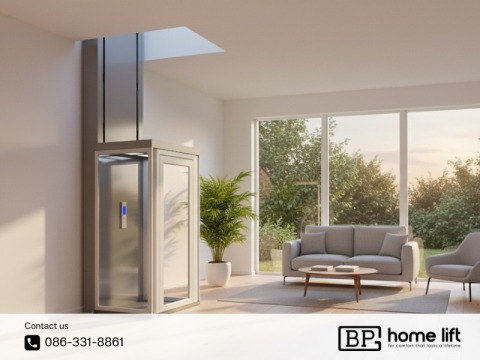 ลิฟต์บ้านระบบไฮดรอลิก (Hydraulic Homelift)
