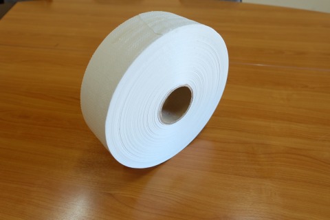 พลาสติกสานเคลือบสีขาว