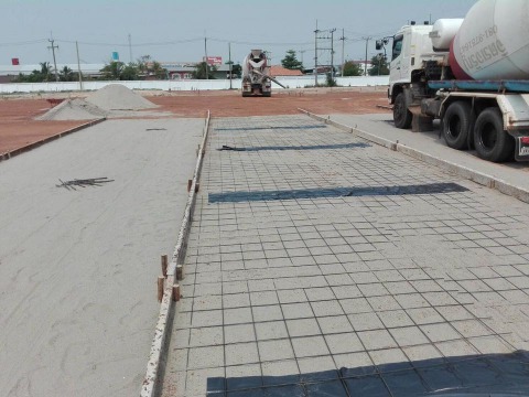 งานเทพื้น ก่อสร้างอาคาร ห้างสรรพสินค้า ห้างค้าปลีก โรงงาน 