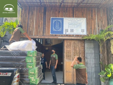 จัดส่งที่นอนสำหรับรีสอร์ต