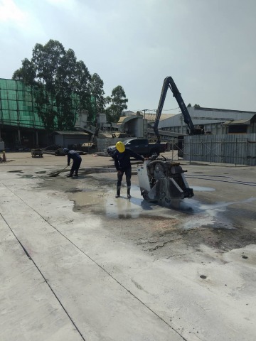 เจาะคอนกรีต โรงงาน