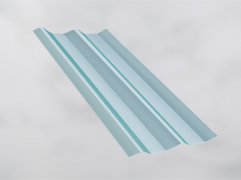 กระเบื้องใยแก้วลอนคู่