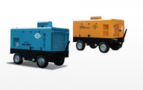 เครื่องอัดลมเคลื่อนที่แบบลากจูง (Portable)