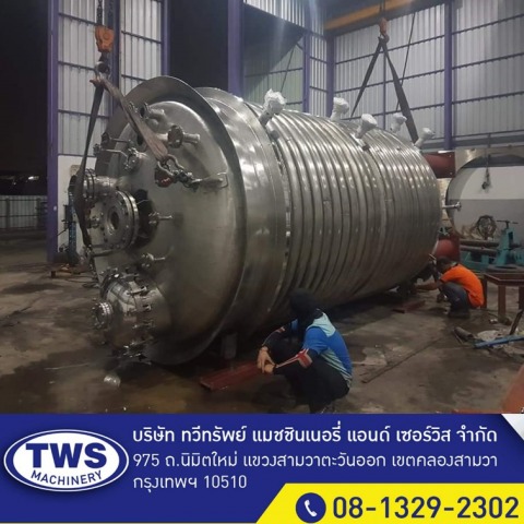 รับออกแบบ และสร้าง ถังแสตนเลส Reactor tank  รับออกแบบ และสร้าง ถังแสตนเลส Reactor tank