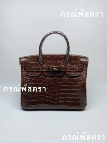 กระเป๋าถือหนังจระเข้แท้ กระเป๋าถือหนังจระเข้แท้