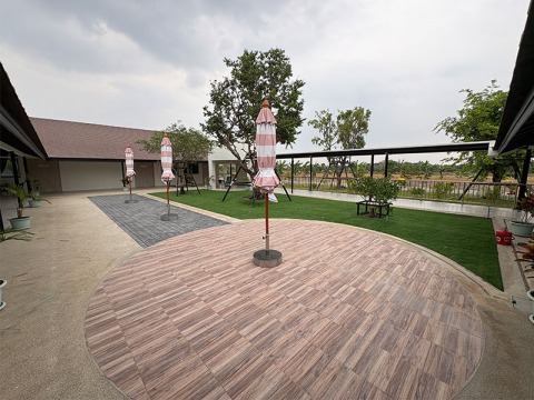 ลานกิจกรรมสำหรับฟื้นฟูผู้สูงอายุ