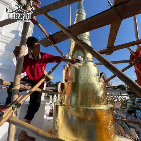 รับเหมางานปิดทอง & บูรณะวัด