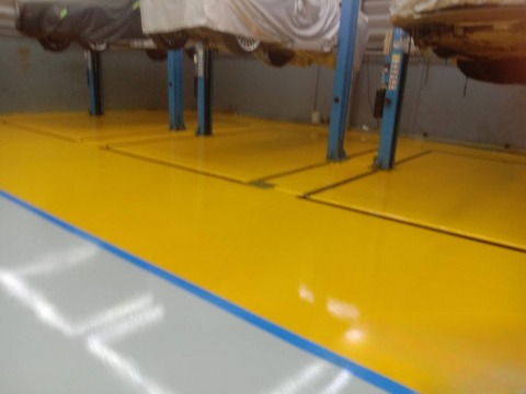 รับทำพื้น Epoxy พื้น PU พื้นโรงงาน