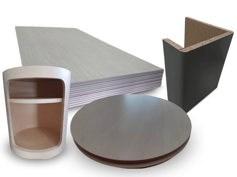 โรงงานทำไม้เทียมโพสต์ฟอร์มคัดโค้ง