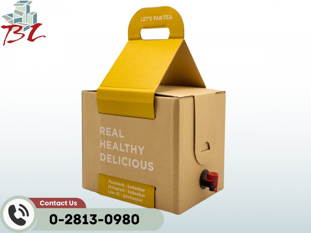 รับผลิตกล่องกระดาษหูหิ้ว