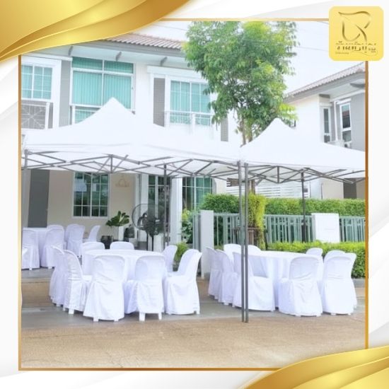 เตรียมสถานที่และดูแลทุกขั้นตอน