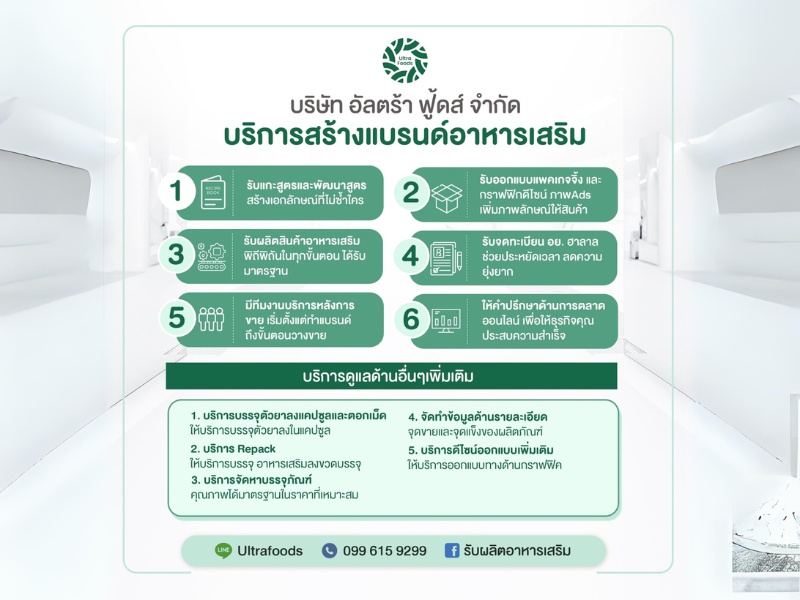 บริการแบรนด์อาหาร