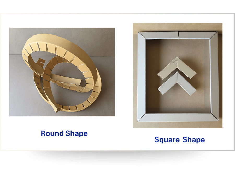 กระดาษฉากตัดตามรูปทรงต่างๆ มาตรฐานสูง