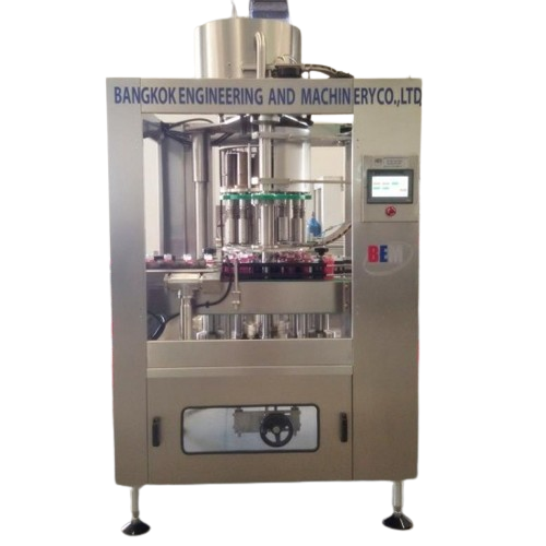 เครื่องคัดฝา ปิดฝาพลาสติกขันเกลียวแบบโรตารี่อัตโนมัติ 12 หัว