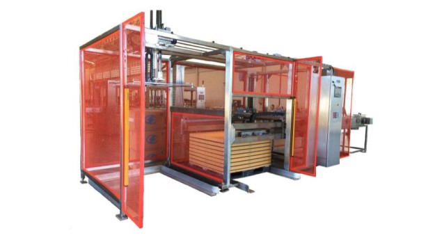 NEW AUTOMATIC DEPALLETIZER เครื่องลำเลียงขวดแก้วเปล่าใส่สายพาน