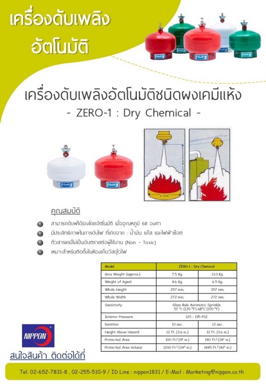 เครื่องดับเพลิงอัตโนมัติติดเพดาน