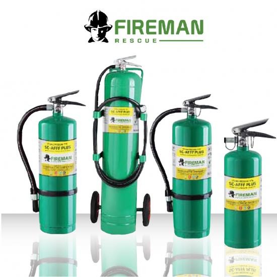 เครื่องดับเพลิงชนิดเคมีสูตรน้ำ SC-AFFF PLUS FIREMAN