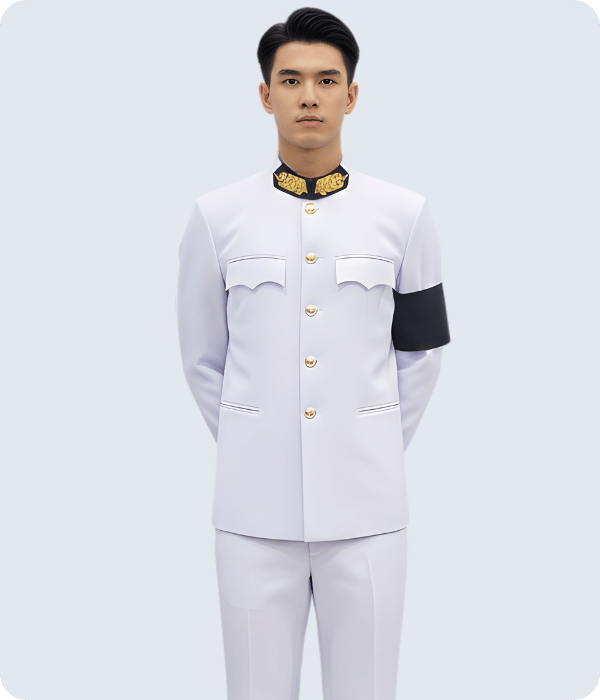 บริการให้เช้าชุดปกติขาว